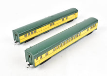 Load image into Gallery viewer, HO Brass NPP - Nickel Plate Products C&NW - Chicago & Northwestern 2-Car Baggage & Parlor Set Pro-Painted