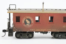 Load image into Gallery viewer, HO Brass Oriental Limited GN - Great Northern 25 Foot Yard Service Caboose Custom Painted & Weathered