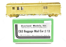Load image into Gallery viewer, HOn3 Brass OMI - Overland Models, Inc. C&S - Colorado & Southern Baggage Mail Car #13