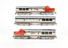 Load image into Gallery viewer, HO Brass Red Ball AT&SF - Santa Fe Fairbanks Morse FM "Erie Built" A-B-A Set Custom Painted Can Motor Upgrades