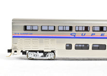 Load image into Gallery viewer, N Brass OMI - Overland Models, Inc. AMT - Amtrak Superline Sleeping Car Plated, lettered, Numbered #32118