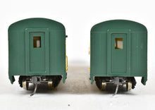 Load image into Gallery viewer, HO Brass NPP - Nickel Plate Products C&NW - Chicago & Northwestern 2-Car Baggage & Parlor Set Pro-Painted