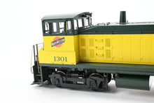 Load image into Gallery viewer, O Brass CON OMI - Overland Models, Inc. C&NW - Chicago & North Western EMD SW-1500 w/AAR Trucks and Partial Railings Custom Painted No. 1301 RARE!