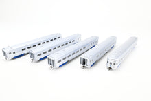 Load image into Gallery viewer, HO Plastic GHB International RDG - Reading Crusader 75th Anniversary 5 Car Set Factory Decorated - CARS ONLY - NO LOCOMOTIVE