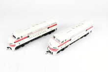 Load image into Gallery viewer, HO Brass CON DVP - Division Point CB&Q - Burlington EMD F3 A/A Set Factory Painted Nos. 122-A/124-D