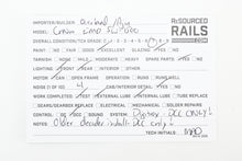 Load image into Gallery viewer, O Brass CON OMI - Overland Models, Inc. C&NW - Chicago & North Western EMD SW-1500 w/AAR Trucks and Partial Railings Custom Painted No. 1301 RARE!