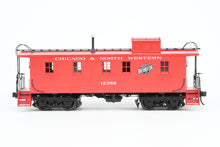 Load image into Gallery viewer, O Brass DVP - Division Point C&NW - Chicago & North Western Cupola Caboose w/o Windows Factory Painted No. 12388 ONE END DOOR LOOSE