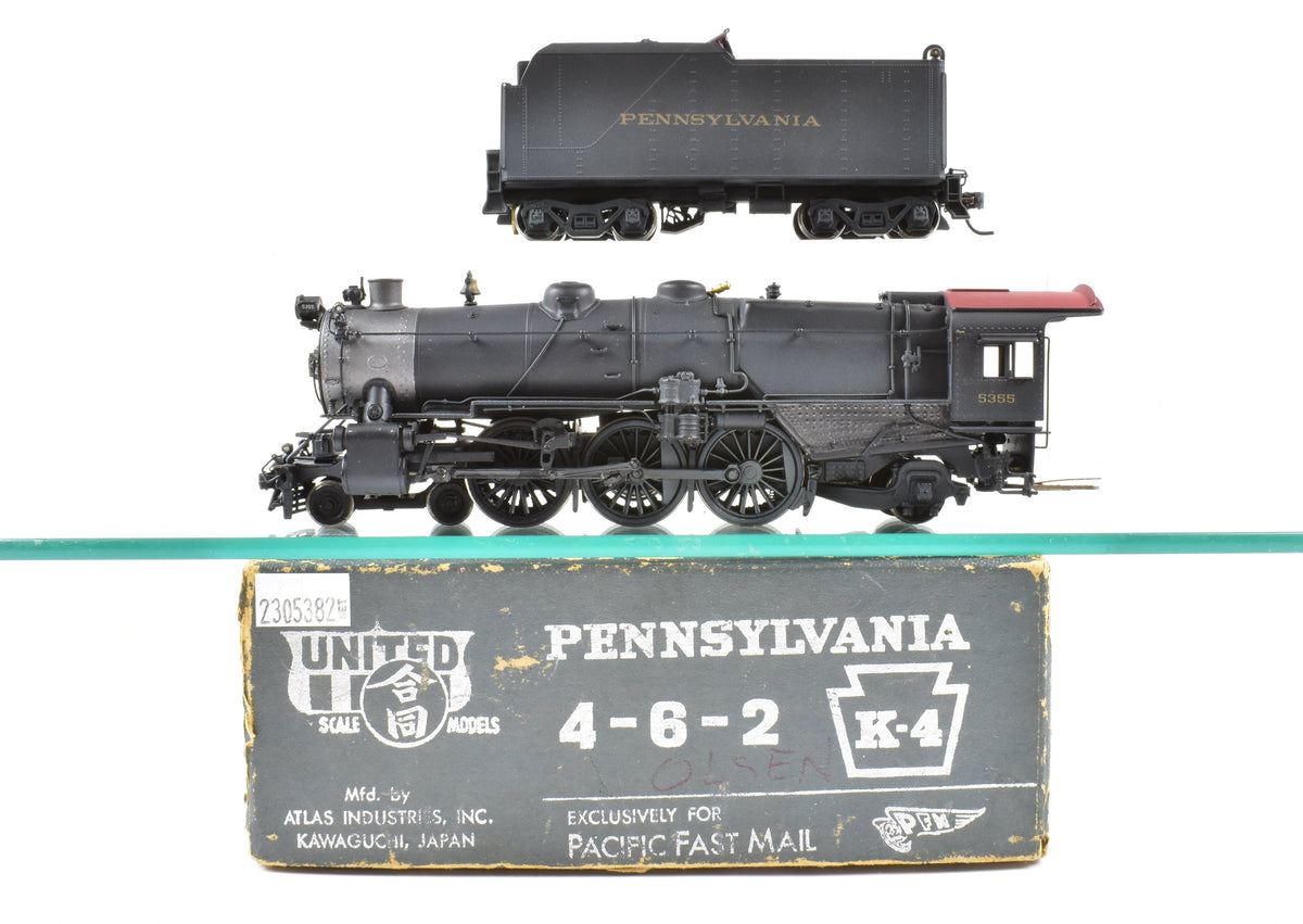 HO Brass CON PFM United PRR Pennsylvania Railroad K4 4-6-2