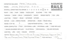 Load image into Gallery viewer, HO Brass PFM - United UP - Union Pacific 0-6-0 Switcher