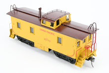 Load image into Gallery viewer, O Brass Sunset Models Third Rail UP - Union Pacific CA-1 Wood Caboose FP in Yellow/Brown No. 25773