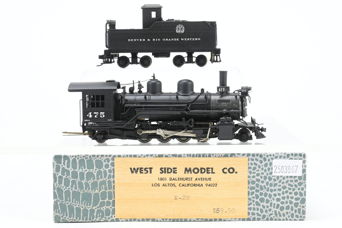 HOn3 Brass Westside Model Co. D&RGW - Denver & Rio Grande Western