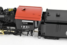 Load image into Gallery viewer, HO Brass CON W&R Enterprises GN - Great Northern F-8 2-8-0 FP Black No. 1231 Version 1