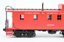 Load image into Gallery viewer, O Brass DVP - Division Point C&NW - Chicago & North Western Cupola Caboose w/o Windows Factory Painted No. 12388 ONE END DOOR LOOSE