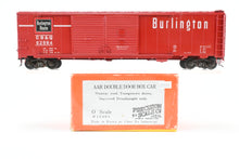 Load image into Gallery viewer, O Brass PSC – Precision Scale Co. CB&Q – Burlington Route AAR Double Door 50’ Boxcar Custom Painted No. 62984