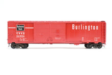 Load image into Gallery viewer, O Brass PSC – Precision Scale Co. CB&Q – Burlington Route AAR Double Door 50’ Boxcar Custom Painted No. 62984