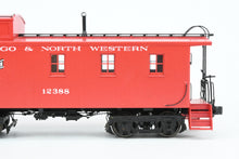 Load image into Gallery viewer, O Brass DVP - Division Point C&NW - Chicago & North Western Cupola Caboose w/o Windows Factory Painted No. 12388 ONE END DOOR LOOSE