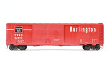 Load image into Gallery viewer, O Brass PSC – Precision Scale Co. CB&Q – Burlington Route AAR Double Door 50’ Boxcar Custom Painted No. 62984