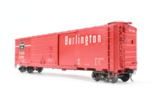 Load image into Gallery viewer, O Brass PSC – Precision Scale Co. CB&Q – Burlington Route AAR Double Door 50’ Boxcar Custom Painted No. 62984