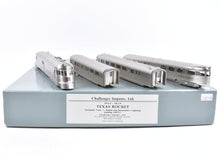 Load image into Gallery viewer, HO Brass CON CIL - Challenhger Imports CB&Q /CRI&P Texas Rocket 4-Car Passenger Set Factory Plated and Finished