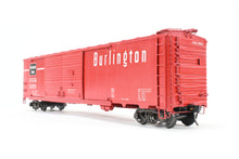 Load image into Gallery viewer, O Brass PSC – Precision Scale Co. CB&Q – Burlington Route AAR Double Door 50’ Boxcar Custom Painted No. 62984