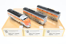 Load image into Gallery viewer, HO Brass Oriental Limited WP - Western Pacific EMD F3A/F3B/F3A 1500 HP Phase II/II Set Factory Painted in the Zephyr Passenger Scheme