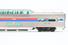 Load image into Gallery viewer, HO Brass TCY - The Coach Yard Amtrak Ex. ATSF - Santa Fe 1950 Pullman Lightweight Pleasure Dome Pro-Painted & Detailed by Boyd Reyes