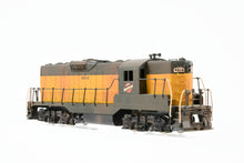 Load image into Gallery viewer, N Brass Hallmark Models C&NW - Chicago & North Western EMD GP-9 Standard Version with Removable Dynamic Brakes Custom Painted & Weathered No. 4514