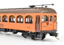 Load image into Gallery viewer, HO Brass GSB Rail Associates IT - Illinois Traction Tangerine Flyer Powered Combine Pro Painted #282