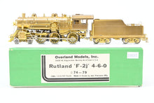 Load image into Gallery viewer, HO Brass OMI - Overland Models Inc. Rutland Railroad F-2j 4-6-0 #74-79