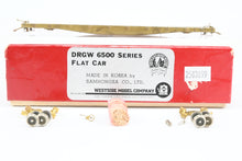 Load image into Gallery viewer, HOn3 Brass Westside Model Co. D&RGW - Denver & Rio Grande Western 6500 Series Flat Car