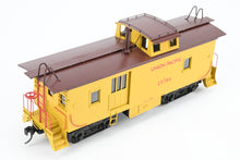 Load image into Gallery viewer, O Brass Sunset Models Third Rail UP - Union Pacific CA-1 Wood Caboose FP in Yellow/Brown No. 25784 w/Cargo Door