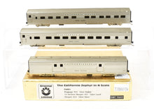 Load image into Gallery viewer, N scale Brass CON Oriental Limited CB&Q/D&RGW/WP CZ - California Zephyr 12-Car Set Lettered