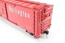 Load image into Gallery viewer, O Brass PSC – Precision Scale Co. CB&Q – Burlington Route AAR Double Door 50’ Boxcar Custom Painted No. 62984