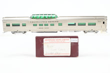 Load image into Gallery viewer, HO Brass Shoreham Shops D&RGW - Rio Grande or California Zephyr Vista Dome Coach Factory Plated and Finished "Silver Pony"