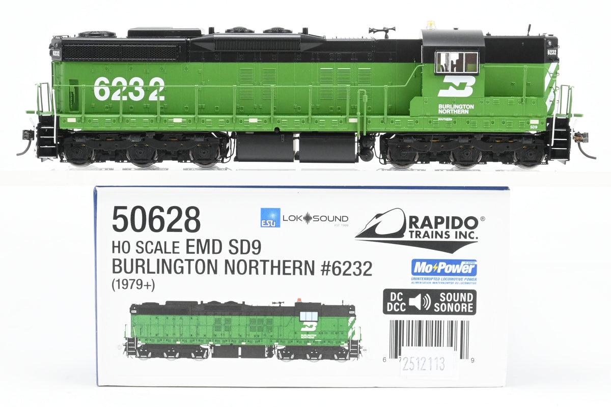 HO Rapido Trains, Inc. BN - Burlington Northern EMD SD9 FP Green