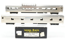 Load image into Gallery viewer, HO Brass NPP - Nickel Plate Products CB&Q - Burlington Route WP & D&RGW California Zephyr Dome Coach Full Roomette Pullman Set