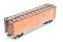 Load image into Gallery viewer, O Brass PSC - Precision Scale Co. PFE - Pacific Fruit Express 40’ Steel Reefer with Wood Roof Walk Circa 1945 CP No. 45867