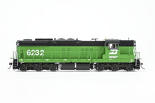 Load image into Gallery viewer, HO Rapido Trains, Inc. BN - Burlington Northern EMD SD9 FP Green/Black #6232 w/ESU DCC & Sound