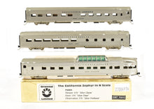 Load image into Gallery viewer, N scale Brass CON Oriental Limited CB&Q/D&RGW/WP CZ - California Zephyr 12-Car Set Lettered
