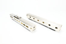 Load image into Gallery viewer, HO Brass NPP - Nickel Plate Products CB&Q - Burlington Route WP & D&RGW California Zephyr Dome Coach Full Roomette Pullman Set