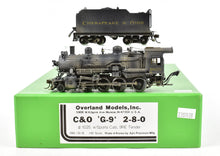 Load image into Gallery viewer, HO Brass OMI - Overland Models C&O - Chesapeake & Ohio G-9 2-8-0 CP & Weathered, No. 1025