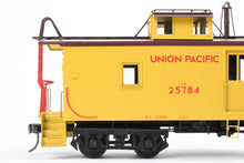 Load image into Gallery viewer, O Brass Sunset Models Third Rail UP - Union Pacific CA-1 Wood Caboose FP in Yellow/Brown No. 25784 w/Cargo Door
