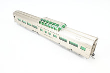 Load image into Gallery viewer, HO Brass Shoreham Shops D&RGW - Rio Grande or California Zephyr Vista Dome Coach Factory Plated and Finished "Silver Pony"