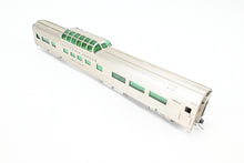 Load image into Gallery viewer, HO Brass Shoreham Shops D&RGW - Rio Grande or California Zephyr Vista Dome Coach Factory Plated and Finished "Silver Pony"