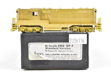 Load image into Gallery viewer, N Brass Hallmark Models Various Roads EMD GP-7 Standard Version