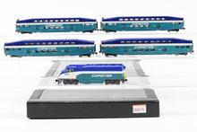 Load image into Gallery viewer, N Athearn Coaster EMD F59PHI and Three Athearn Bombardier Coaches and one Control Car Factory Painted NO BOX