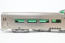 Load image into Gallery viewer, HO Brass Shoreham Shops D&RGW - Rio Grande or California Zephyr Vista Dome Coach Factory Plated and Finished "Silver Pony"