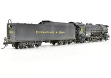 Load image into Gallery viewer, HO Brass PFM - United C&O - Chesapeake & Ohio 2-8-2 K-3a Mikado Rectangular Tender Custom Painted DCC & Sound