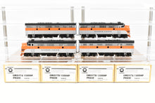 Load image into Gallery viewer, HO Brass Oriental Limited WP - Western Pacific EMD F7 ABBA Phase I Set 1500 HP Each, Factory Painted (Freight Scheme)