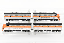 Load image into Gallery viewer, HO Brass Oriental Limited WP - Western Pacific EMD F7 A/B/B/A Phase I Set 1500 HP Each Factory Painted Freight Scheme
